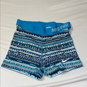 Nike Blue Athletic Shorts with Dri-FIT Technology